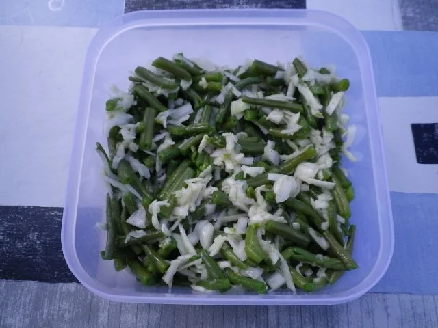 Apfel - Bohnen - Salat - Rezept