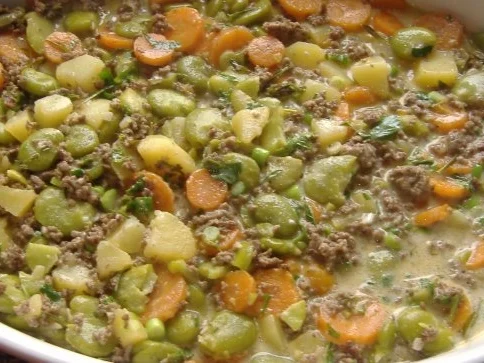 Rezept: Auflauf mit dicken Bohnen Bild Nr. 5 Auflauf mit dicken Bohnen - Rezept - Bild Nr. 5