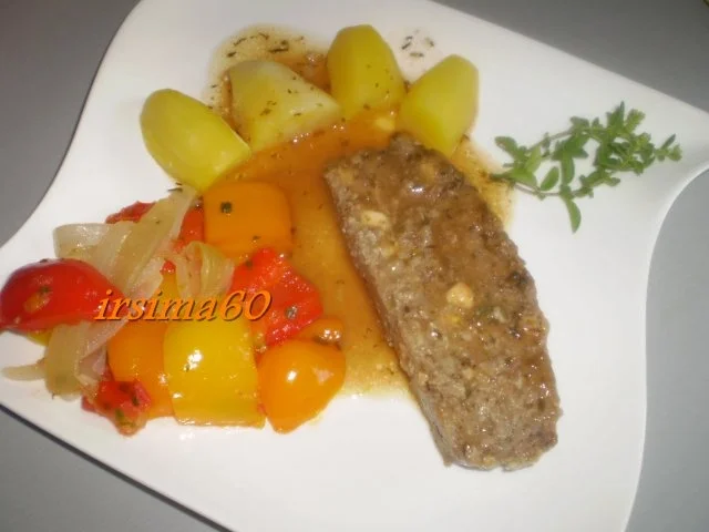 Hackbraten mediterran - Rezept