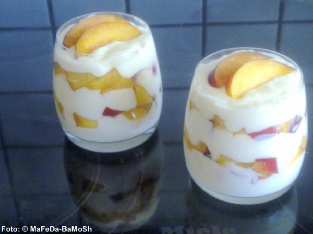 Nektarinen-Creme-Becher - Rezept - Bild Nr. 2