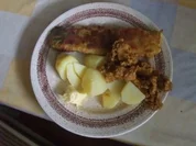 Lauchschnitzel - Rezept