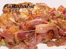 Mariniertes Nackensteak mit Zwiebelsalat - Rezept