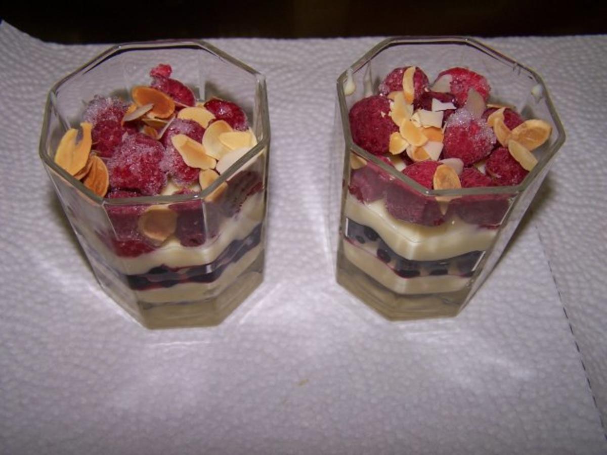 Vanille-Pudding mit Früchten lauwarm, einfach &amp; nur lecker - Rezept ...