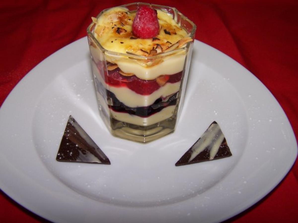 Bilder für Vanille-Pudding mit Früchten lauwarm, einfach & nur lecker - Rezept