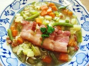 Gemüsesuppe mit Rauchfleisch ... - Rezept