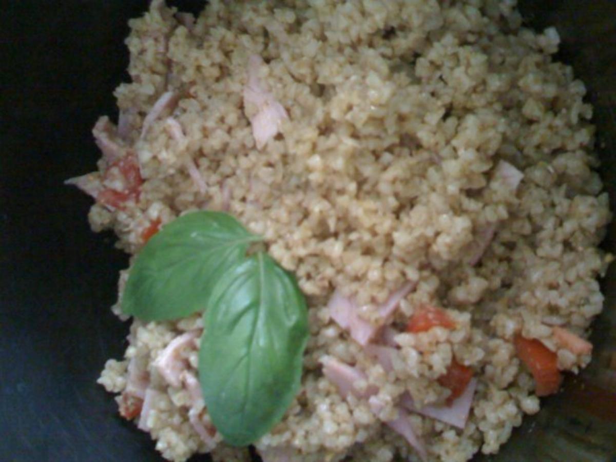 Bulgur-Salat mit Pesto - Rezept