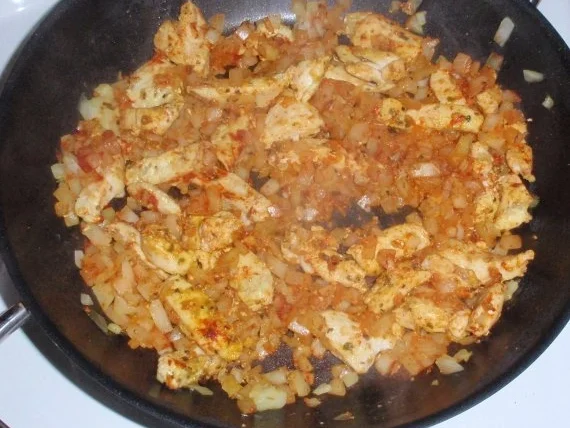 Rezept: Hähnchenbrustfilet mit Blattspinat und Spaghetti Bild Nr. 4 Hähnchenbrustfilet mit Blattspinat und Spaghetti - Rezept - Bild Nr. 4