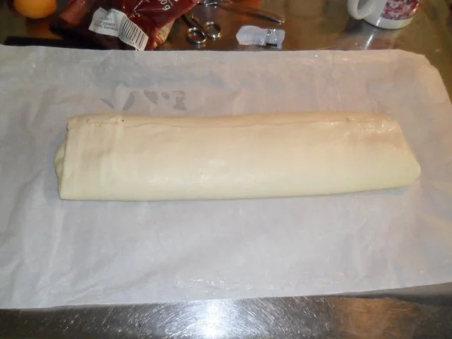 Topfen-Marillenstrudel aus Blätterteig - Rezept - Bild Nr. 5