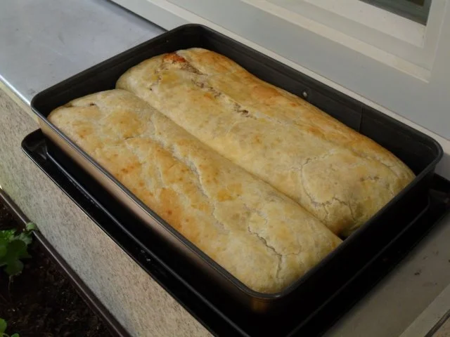 Topfen-Marillenstrudel aus Blätterteig - Rezept - Bild Nr. 7