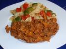 Tatar-Pfifferling-Sauce mit Gemüsenudeln - Rezept