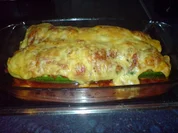 Überbackene Zucchinischiffchen - mal etwas anders als sonst... - Rezept