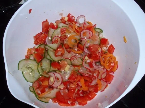 Sommersalat mit Schinken - Rezept - Bild Nr. 11