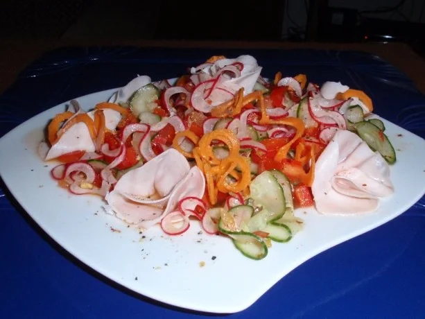 Sommersalat mit Schinken - Rezept - Bild Nr. 13