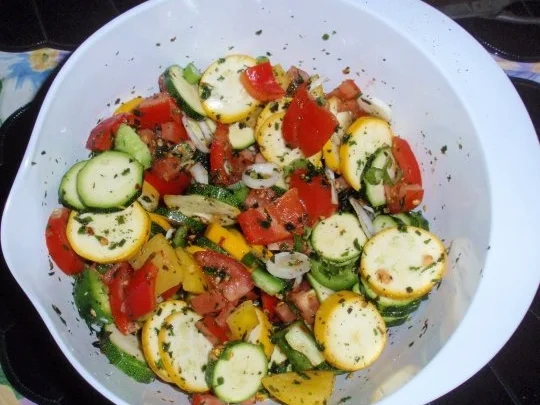 Mediterranes Gemüse mit Kabeljaurückenfilet aus dem Ofen - Rezept - Bild Nr. 7