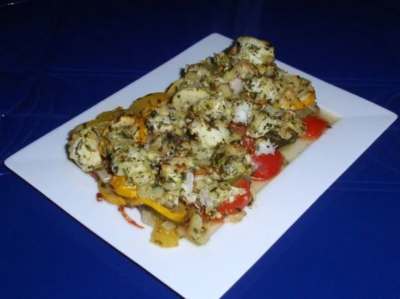 Mediterranes Gemüse mit Kabeljaurückenfilet aus dem Ofen - Rezept - Bild Nr. 18