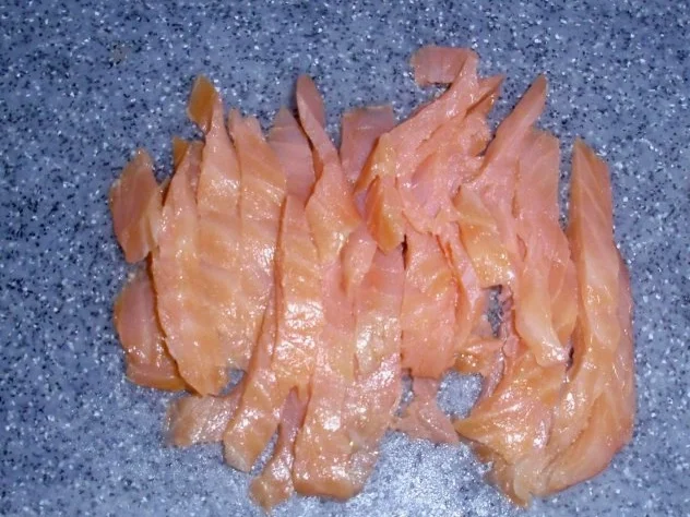 Rezept: Nudel-Paprika-Räucherlachs-Pfanne Bild Nr. 4 Nudel-Paprika-Räucherlachs-Pfanne - Rezept - Bild Nr. 4