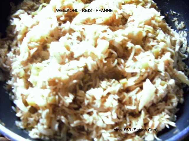 WEIßKOHL - REIS - PFANNE - Rezept