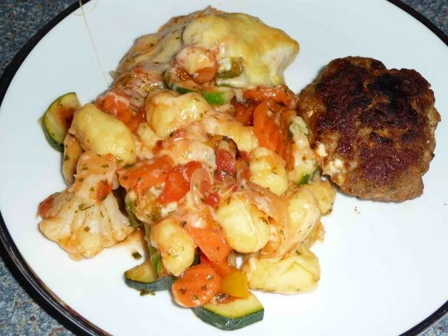 Gnocchi-Ratatouille überbacken - Rezept