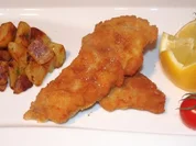Rezept: Tegernseer Schnitzel mit Bratkartoffeln Tegernseer Schnitzel mit Bratkartoffeln - Rezept