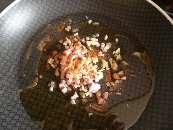 Hähnchenleber exotisch angehaucht an Süßkartoffelchips - Rezept - Bild Nr. 5