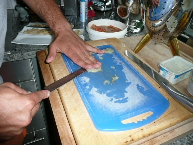 VORSPEISE /SUSHI: JAKOBSMUSCHELN mit Deko aus Krebsfleisch - Rezept - Bild Nr. 4