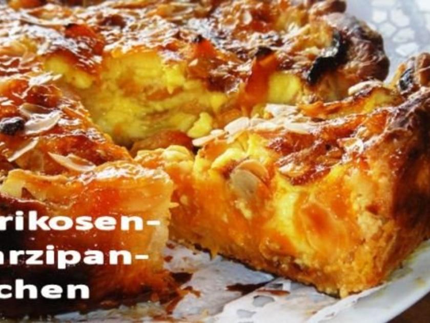 Aprikosen-Marzipan-Kuchen - Rezept mit Bild - kochbar.de