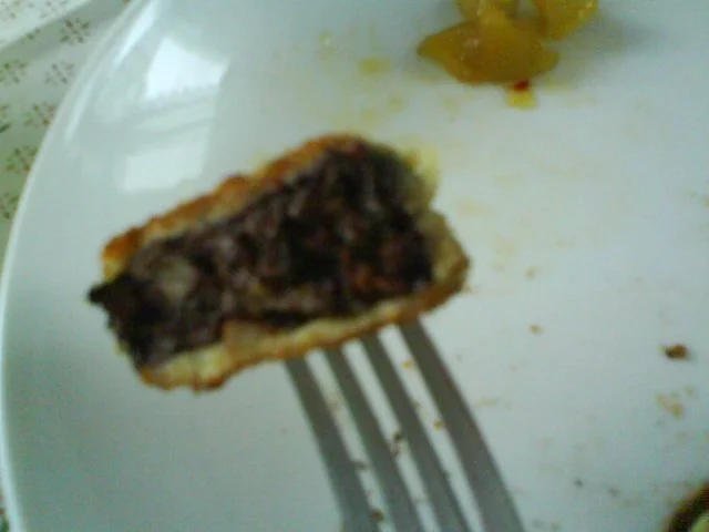 Panierte Blutwursttaler mit Apfel-Chili Chutney - Rezept - Bild Nr. 3