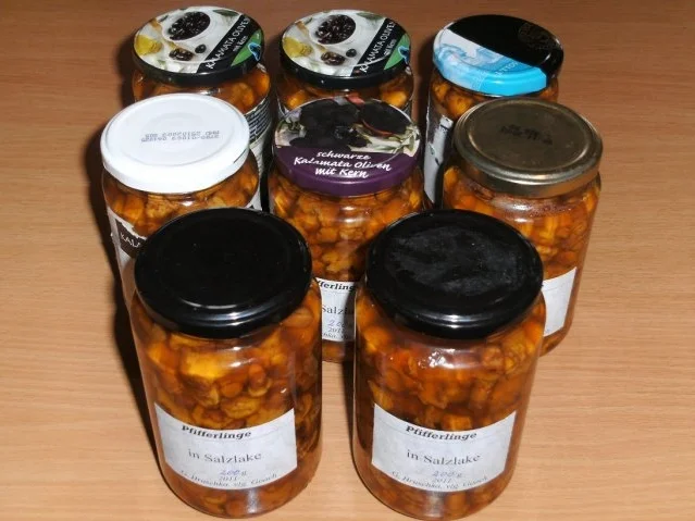 Pilze: Pfifferlinge in Salzlake - Rezept