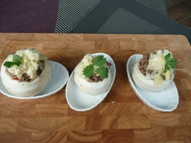 Rezept: GRILL:gefüllte Mairüben GRILL:gefüllte Mairüben - Rezept