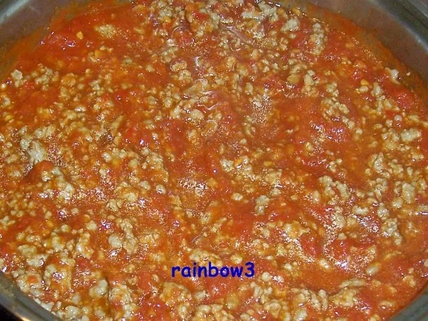Kochen: Scharfe Hackfleisch-Tomaten-Sauce zu Nudeln - Rezept - Bild Nr. 5
