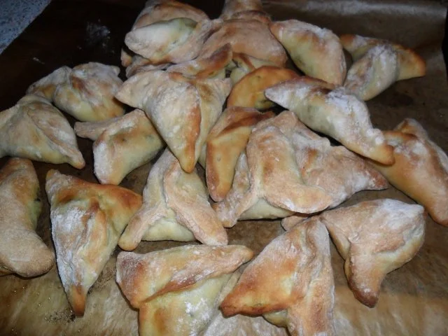 Rezept: Teigtaschen gefüllt mit Spinat-libanesisch Teigtaschen gefüllt mit Spinat-libanesisch - Rezept