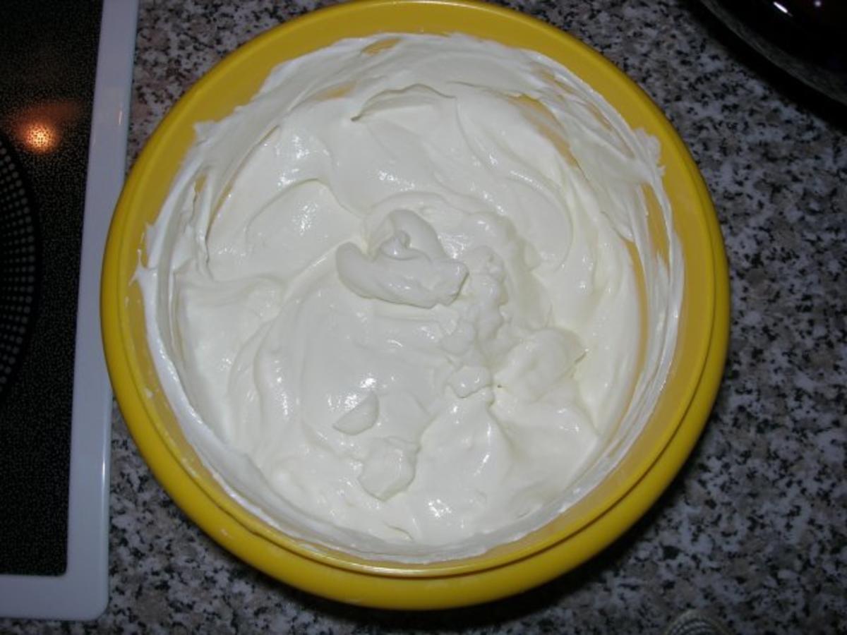 Kirsch Quark Eierlikör Schokostreusel Nachtisch - einfach - 56 kcal/100g