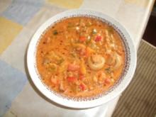 Gemüse-Hack-Suppe (scharf) - Rezept