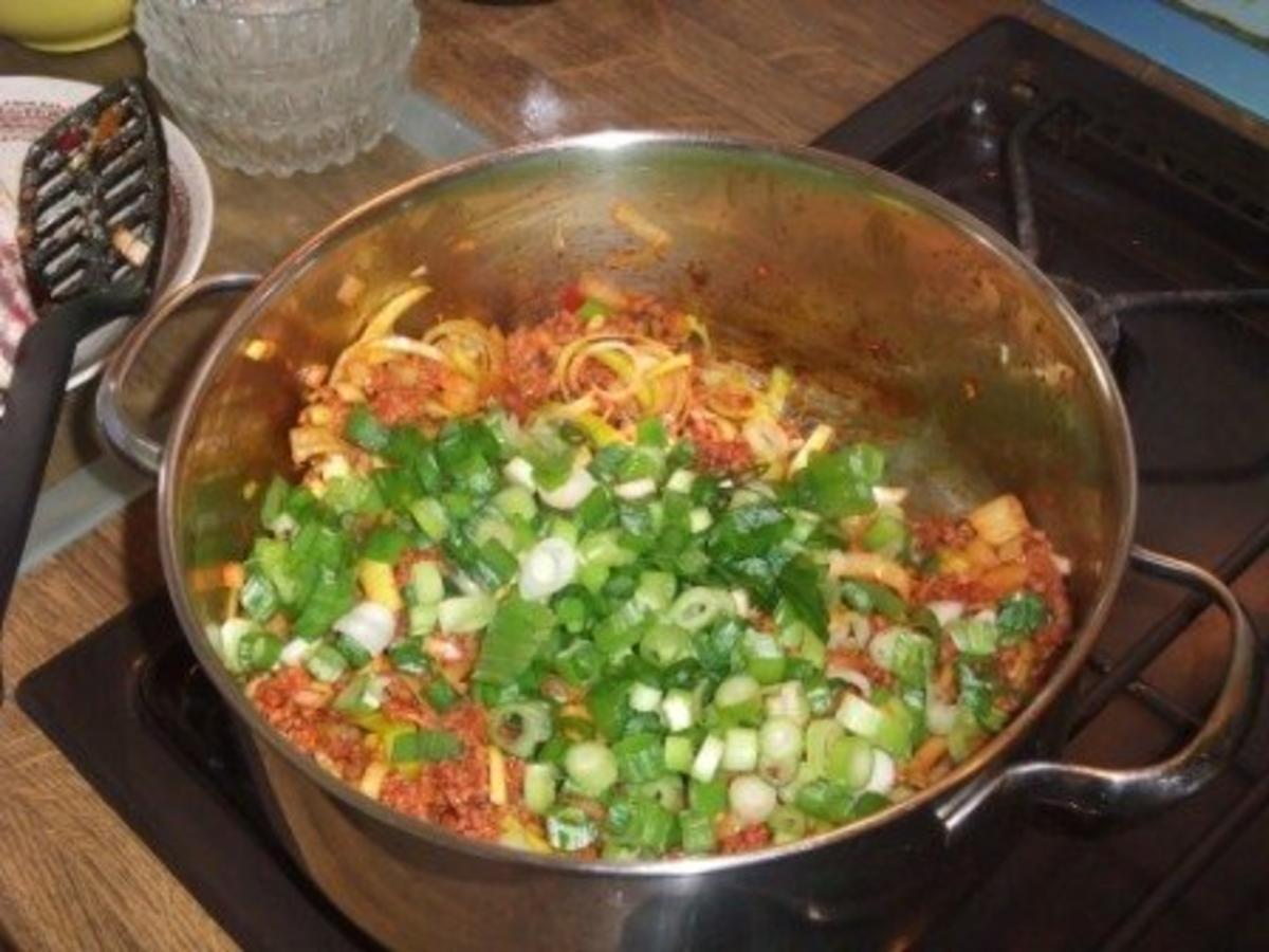 Gemüse-Hack-Suppe (scharf) - Rezept - Bild Nr. 9