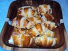 Schicht Hörnchen mit Käse - Katmer Pogaca - Rezept