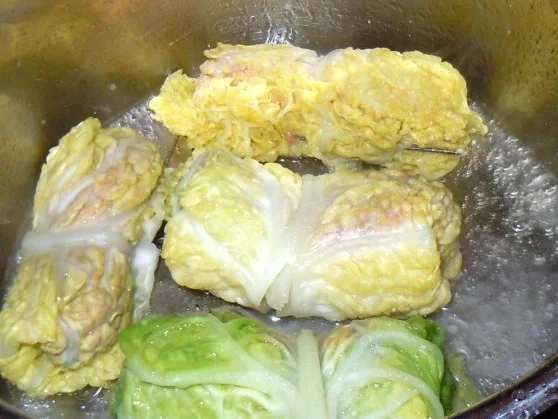 Rezept: Wirsing-Röllchen mit Basmati-Reis Bild Nr. 5 Wirsing-Röllchen mit Basmati-Reis - Rezept - Bild Nr. 5
