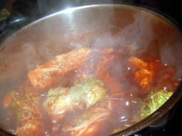 Rezept: Wirsing-Röllchen mit Basmati-Reis Bild Nr. 7 Wirsing-Röllchen mit Basmati-Reis - Rezept - Bild Nr. 7