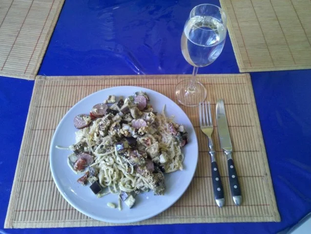 Rezept: Nudeln: Transkultureller Nudelauflauf Nudeln: Transkultureller Nudelauflauf - Rezept