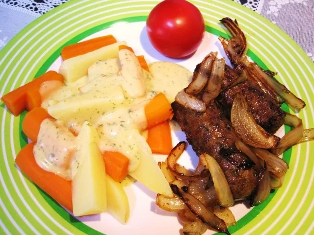 Rezept: Möhren mit Kartoffeln dampfgegart ... Bild Nr. 5 Möhren mit Kartoffeln dampfgegart ... - Rezept - Bild Nr. 5