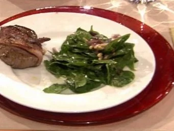 Gefüllte Rindermedaillons mit Spinatsalat (Maren Gilzer) - Rezept