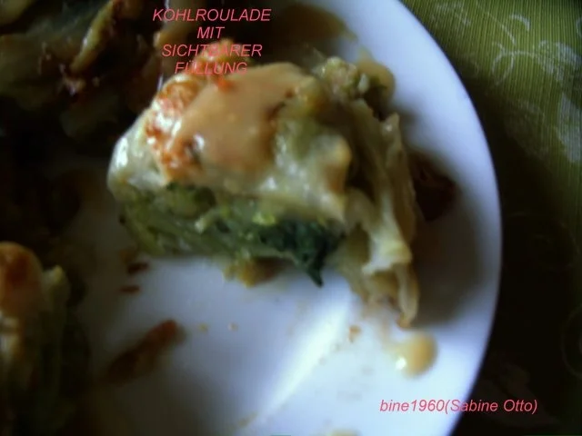 KOHLROULADEN  MIT GEMÜSEPLÄTZCHEN - Rezept - Bild Nr. 2