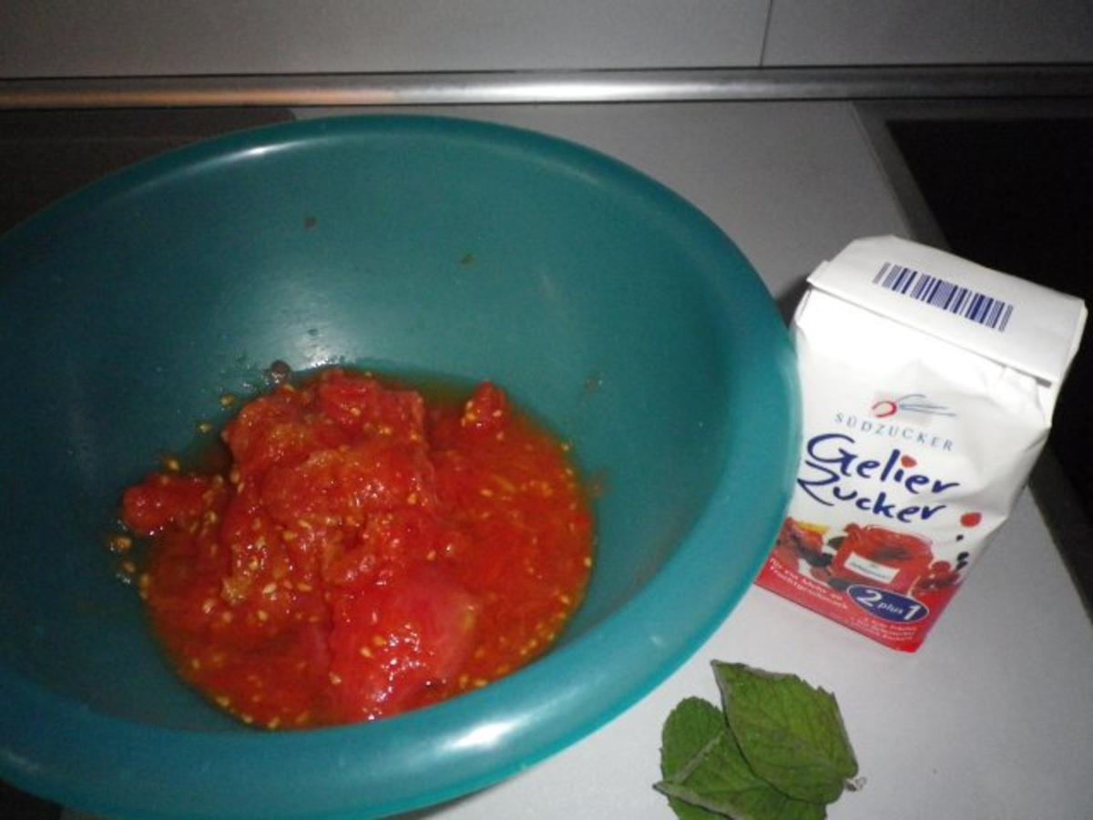 Minze - Tomaten - Marmelade - Rezept - Bild Nr. 3