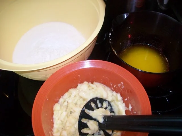 Rezept: Bananen Cupcakes mit Honig-Frosting Bild Nr. 2 Bananen Cupcakes mit Honig-Frosting - Rezept - Bild Nr. 2