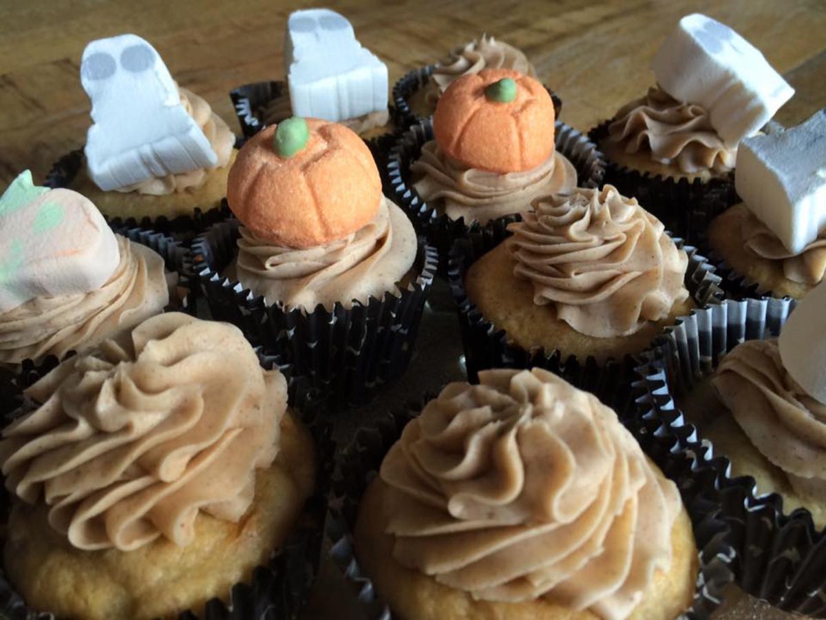 Bananen Cupcakes mit Honig Frosting - einfach - von Djogo