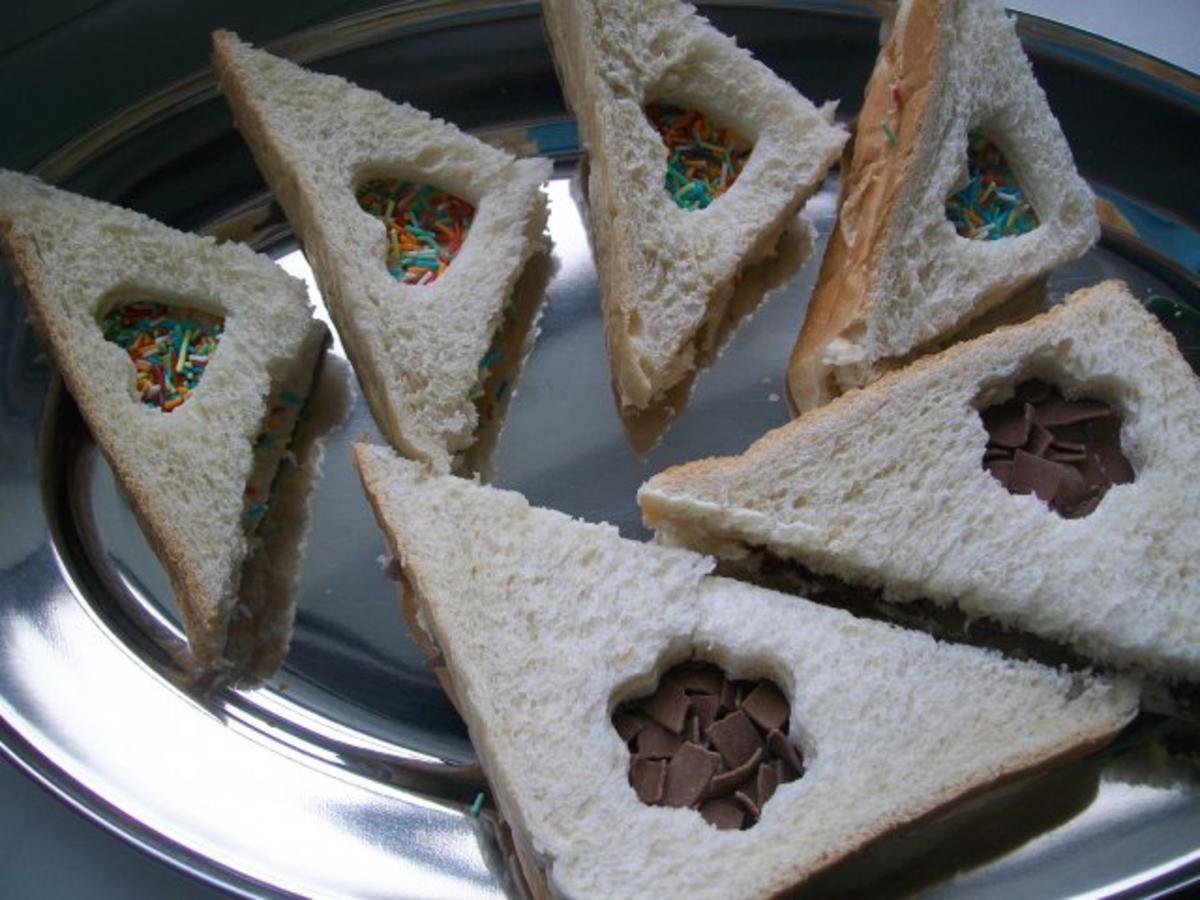 Bilder für Kinder - Ferien - Toast Rezept