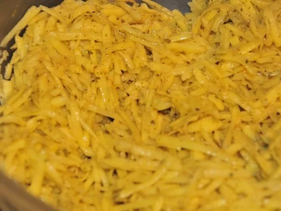 Rezept: Rösti mit überbackenem Gemüse Bild Nr. 2 Rösti mit überbackenem Gemüse - Rezept - Bild Nr. 2