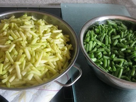 Grün-Gelber Bohnensalat mit Ziegenjoghurt-Zitrone-Dressing - Rezept - Bild Nr. 5