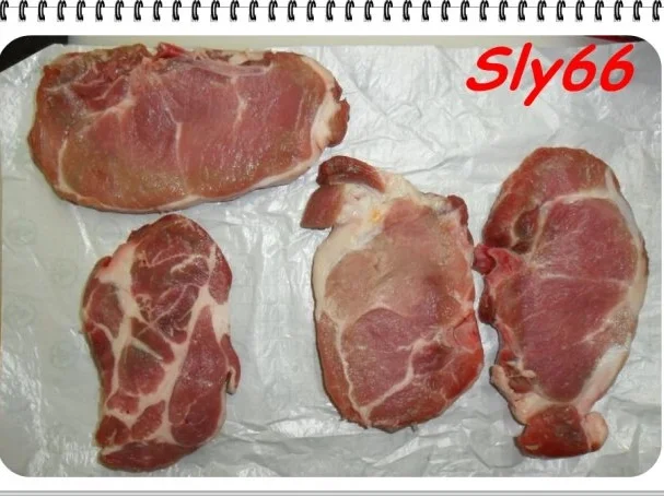 Rezept: Fleischgerichte:Schweinskarree mit Champignon-Weißwein-Senfsoße Bild Nr. 2 Fleischgerichte:Schweinskarree mit Champignon-Weißwein-Senfsoße - Rezept - Bild Nr. 2