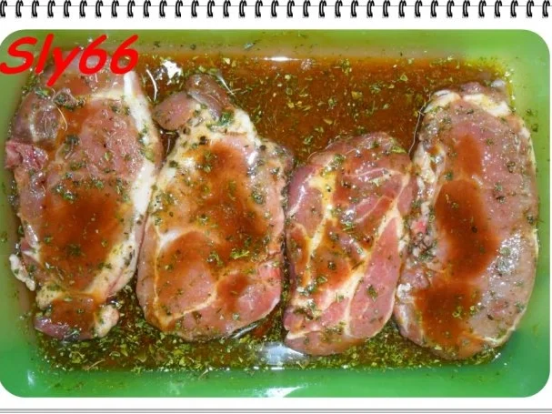 Rezept: Fleischgerichte:Schweinskarree mit Champignon-Weißwein-Senfsoße Bild Nr. 5 Fleischgerichte:Schweinskarree mit Champignon-Weißwein-Senfsoße - Rezept - Bild Nr. 5