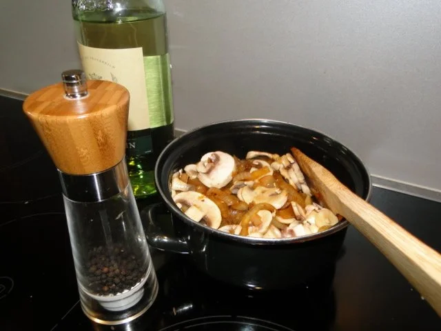 Zwiebelgemüse mit Pilzen           FOTOS - Rezept - Bild Nr. 4